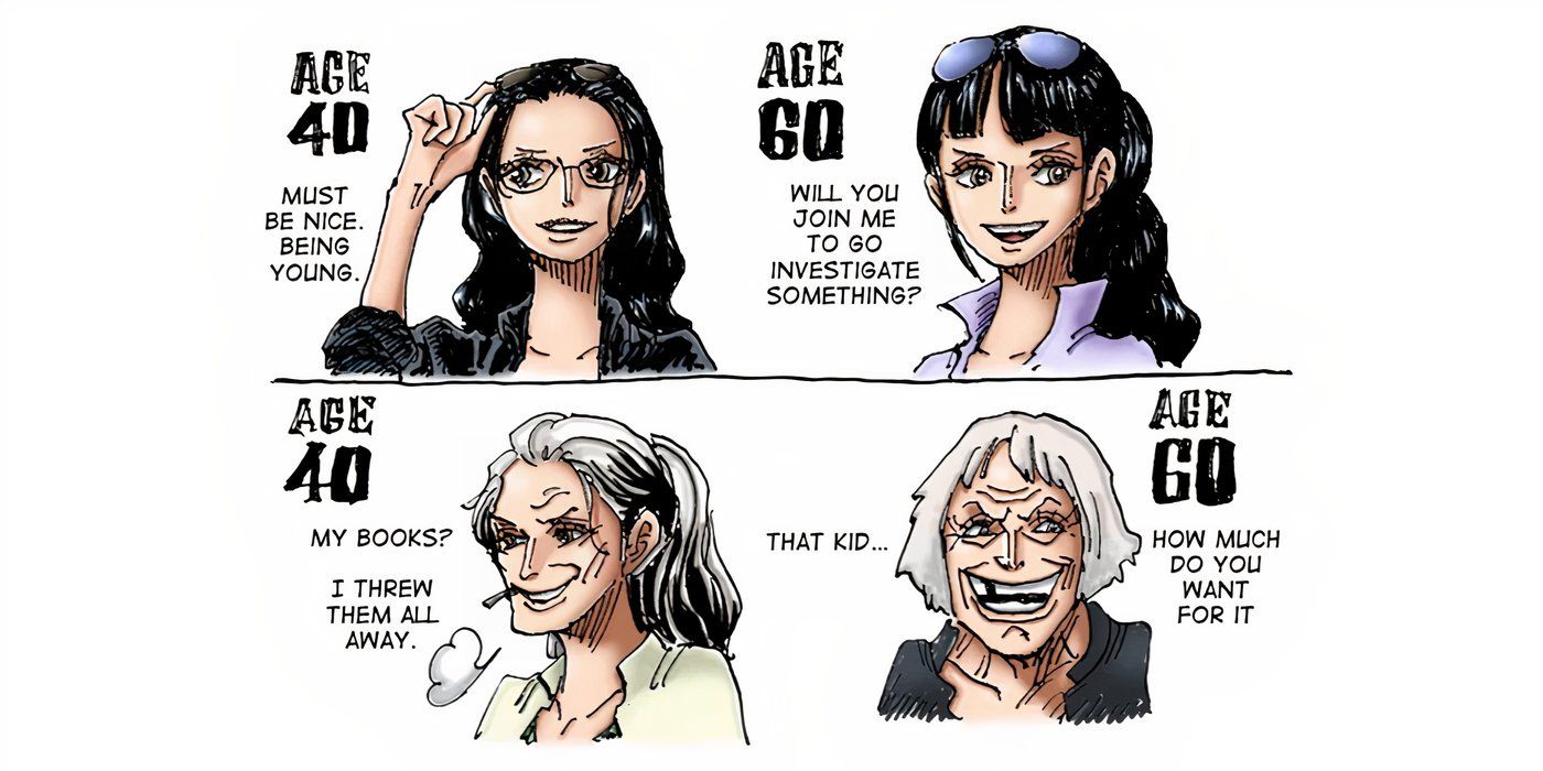 One Piece: What the Straw Hat Crew Will Look Like in the Future 2 One Piece: Future appearance of Robin.
