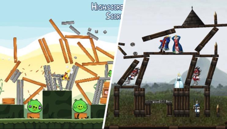 Crush the Castle inspired Angry Birds Crush the Castle inspired Angry Birds