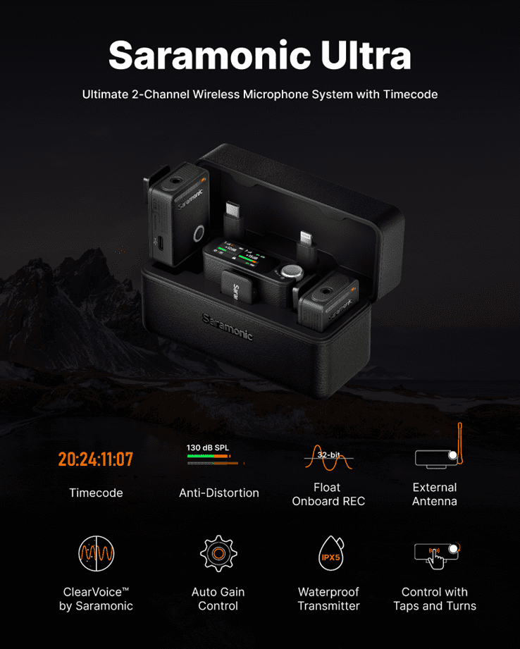 Saramonic Ultra - Pro for Pro: Professional Sound Workshop for Practitioners 6 Saramonic Ultra - Pro for Pro: Professional Audio Workshop for Creators - Image 6.