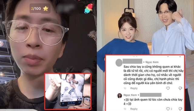 What did Ngọc Kem say about the past that made ViruSs immediately go live to deny? 3 Ngọc Kem shares her thoughts, leading ViruSs to react during a live stream.