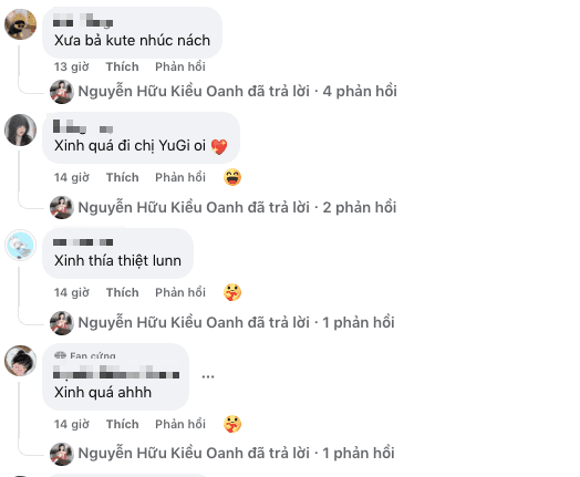 Applying the fashion formula of "the nation's wife" Tiểu Hý, the female streamer spreads affection across the online world 6 Another candid moment of YuGi Kiều Oanh