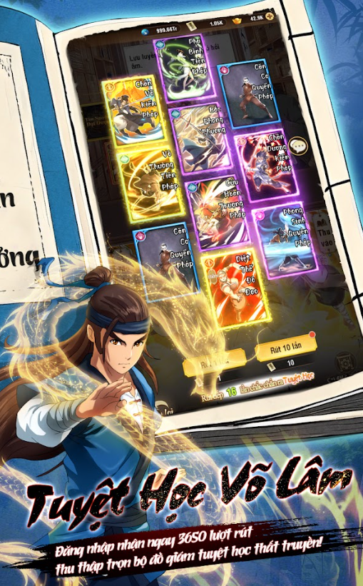 Heroic Martial Arts: The Ultimate Card Game Set to Launch – Pre-register now to receive the Na Tra skin and 3,650 martial arts techniques! 3 Thiếu Hiệp Xin Dũng Bửu – The martial arts strategy game that is about to launch: Register now to receive the Na Tra skin and 3,650 free vouchers!