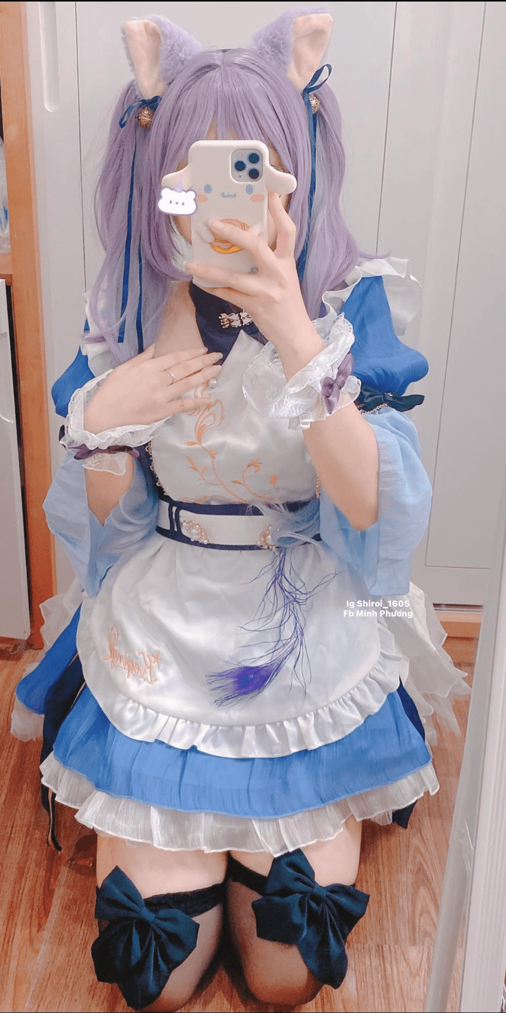 Rarely sharing photos in revealing outfits to showcase her hot appearance, fans are dissatisfied and demand the return of the old coser! 2 Shiroi in a stunning cosplay.