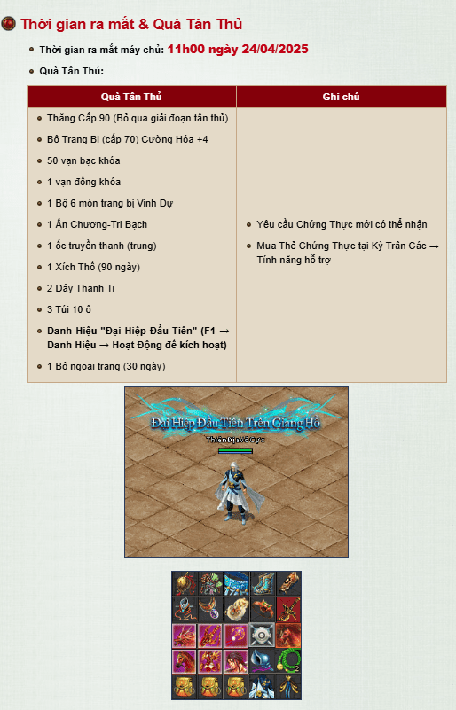 Exclusive rewards for new players joining Phi Long Tại Thiên. Exclusive rewards for new players joining Phi Long Tại Thiên.