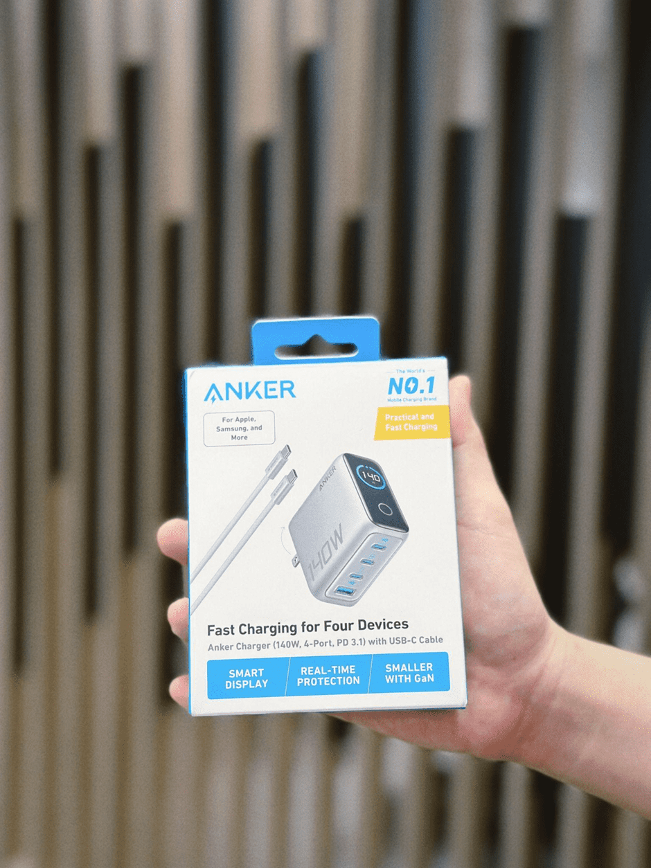 On Hand: Anker 140W Charger - A Powerful Ally for Millions of Gamers This Summer 1 Anker Charger 140W - the ultimate support for gamers.