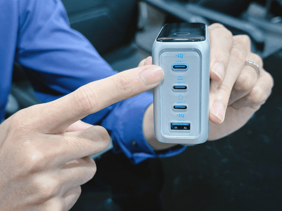 On Hand: Anker 140W Charger - A Powerful Ally for Millions of Gamers This Summer 4 Anker Charger 140W - designed for gamers.