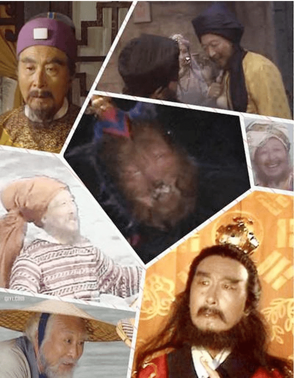 Li Hongxiang played multiple roles in Journey to the West. Li Hongxiang portrayed multiple roles in Journey to the West.