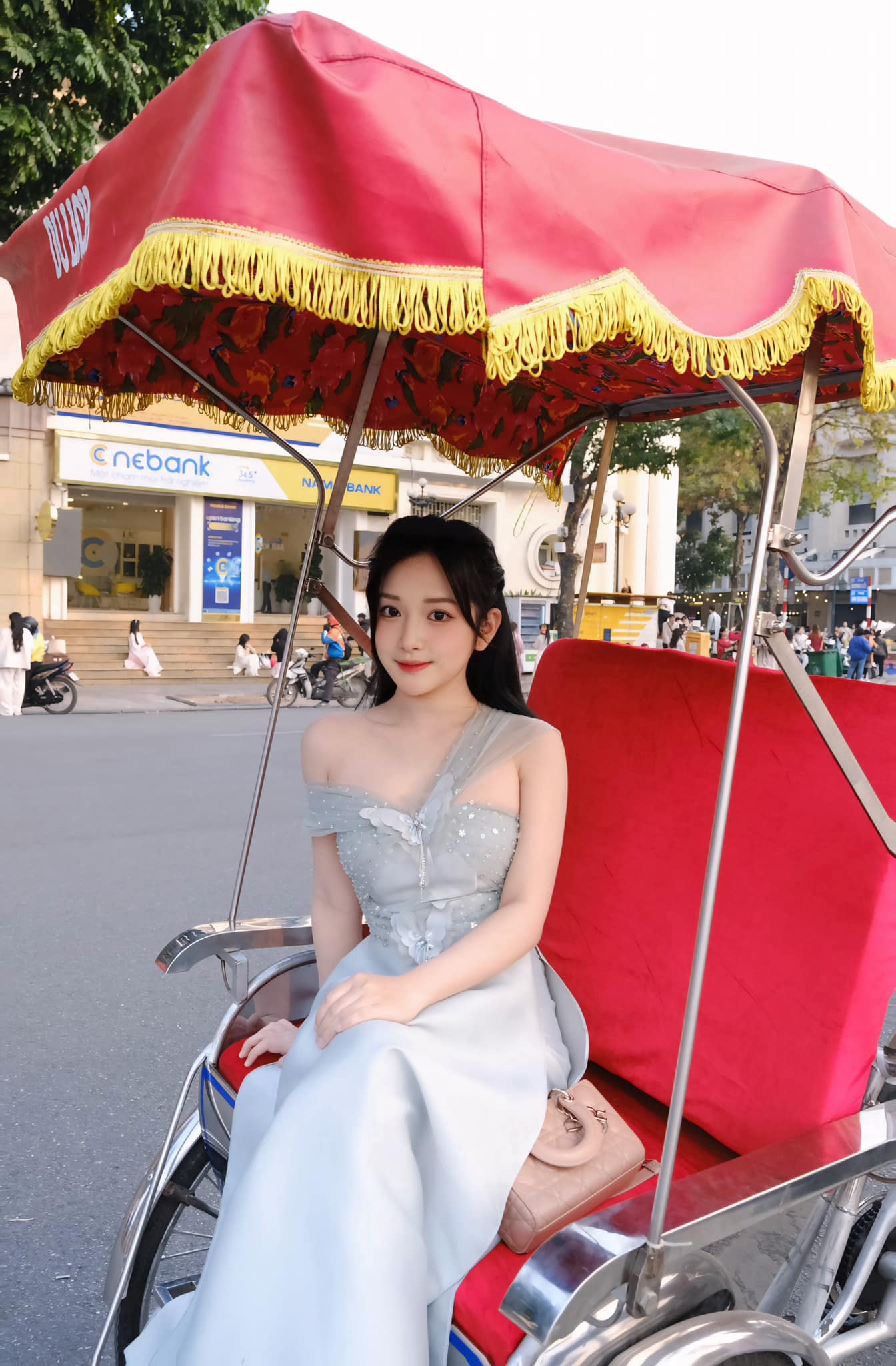 Rarely in a bikini, the muse from Haiphong "steals the hearts" of internet users 9 Minh Trang in a bikini
