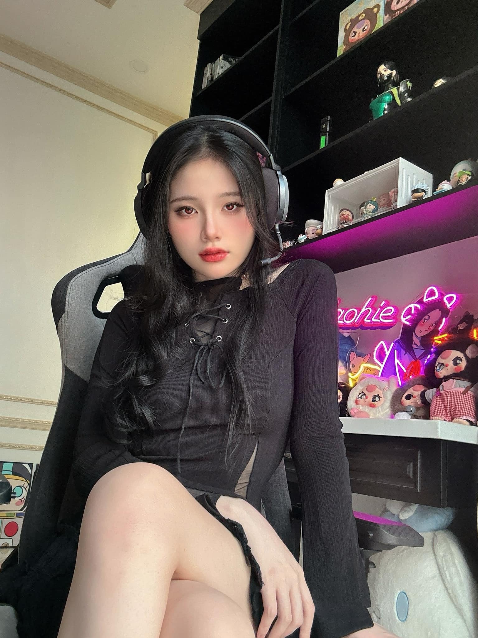 Rich female streamer unexpectedly shares unstable situation 3 Mao Hie streamer sharing her feelings.
