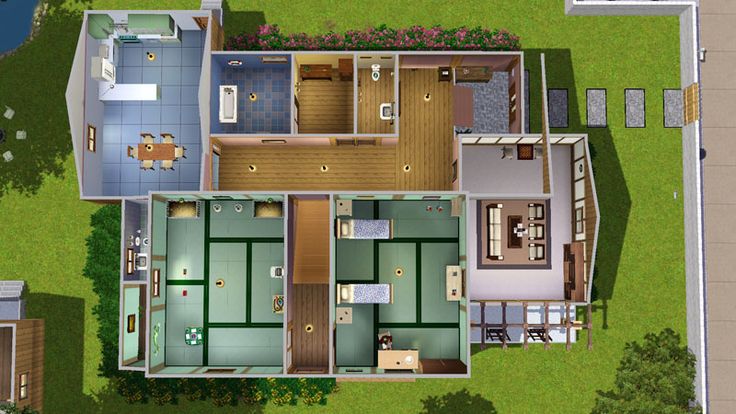Interior layout of Nobita's house. Nobita's House Interior