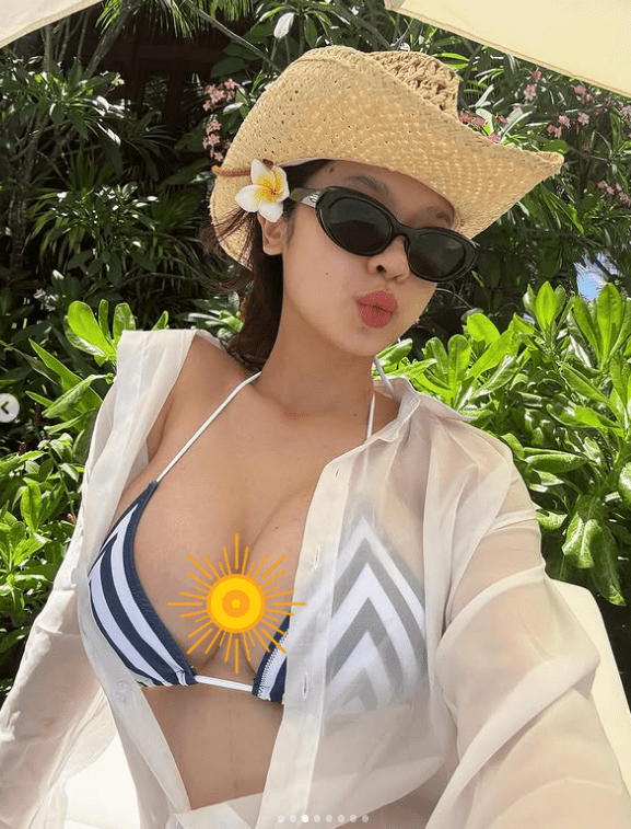 Han Hang showcases the "full-frame" identity, longtime fans quickly notice the unusual detail 1 Han Hang flaunts her figure