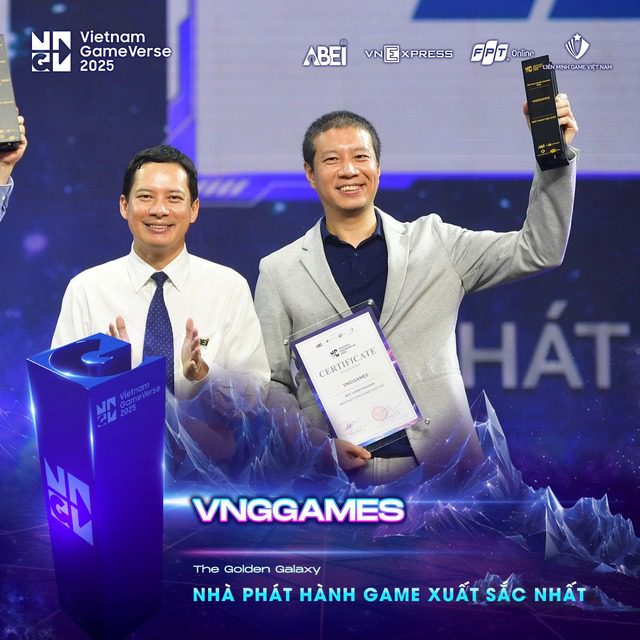 VNGGames being honored. GameVerse 2025 – A Day of Celebrating Vietnamese Gaming