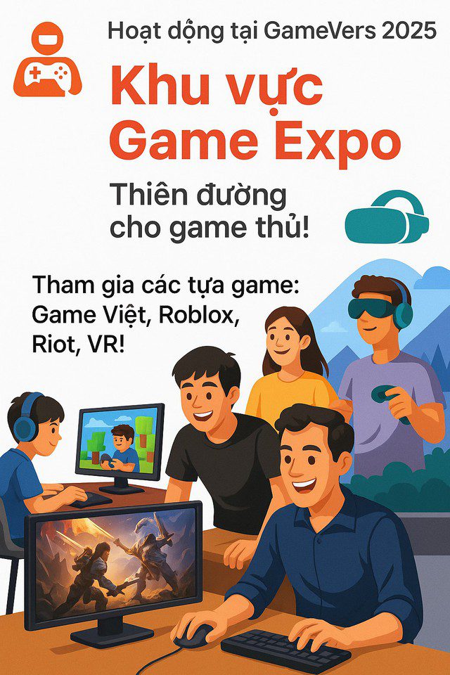 Infographic: Overview of Gameverse 2025 - The Festival of Vietnamese Games 2 Infographic: Gameverse 2025 Events