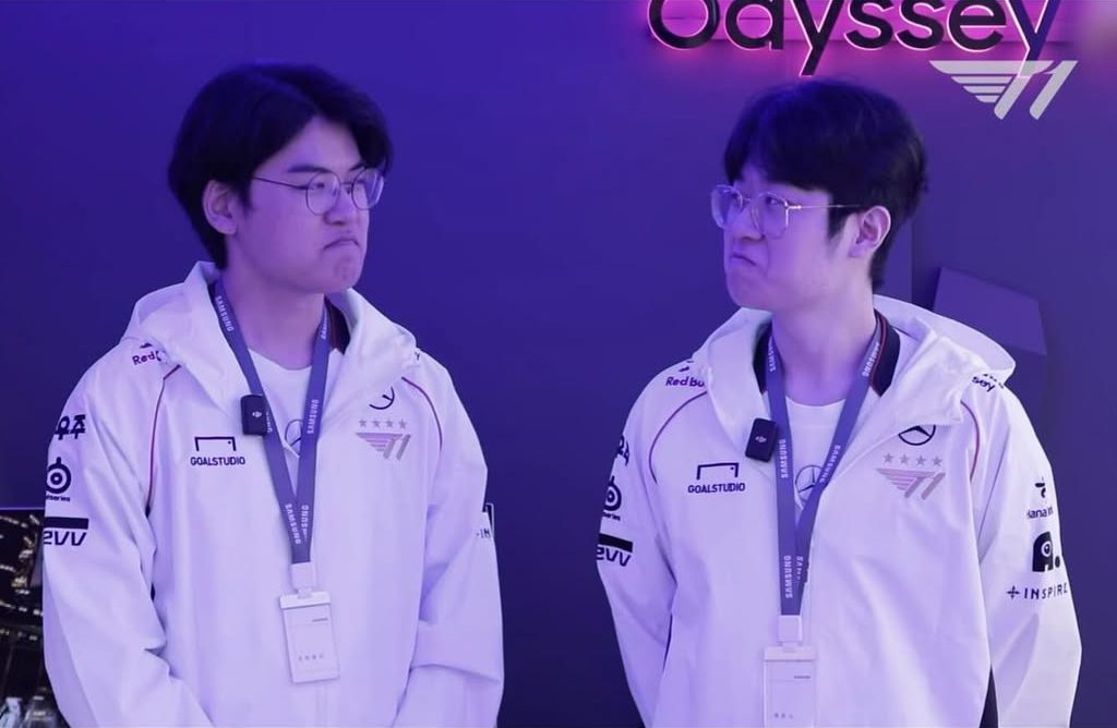 It’s hard to believe that this is the first match between Gumayusi and Zeus It’s hard to believe that this is the first match between Gumayusi and Zeus