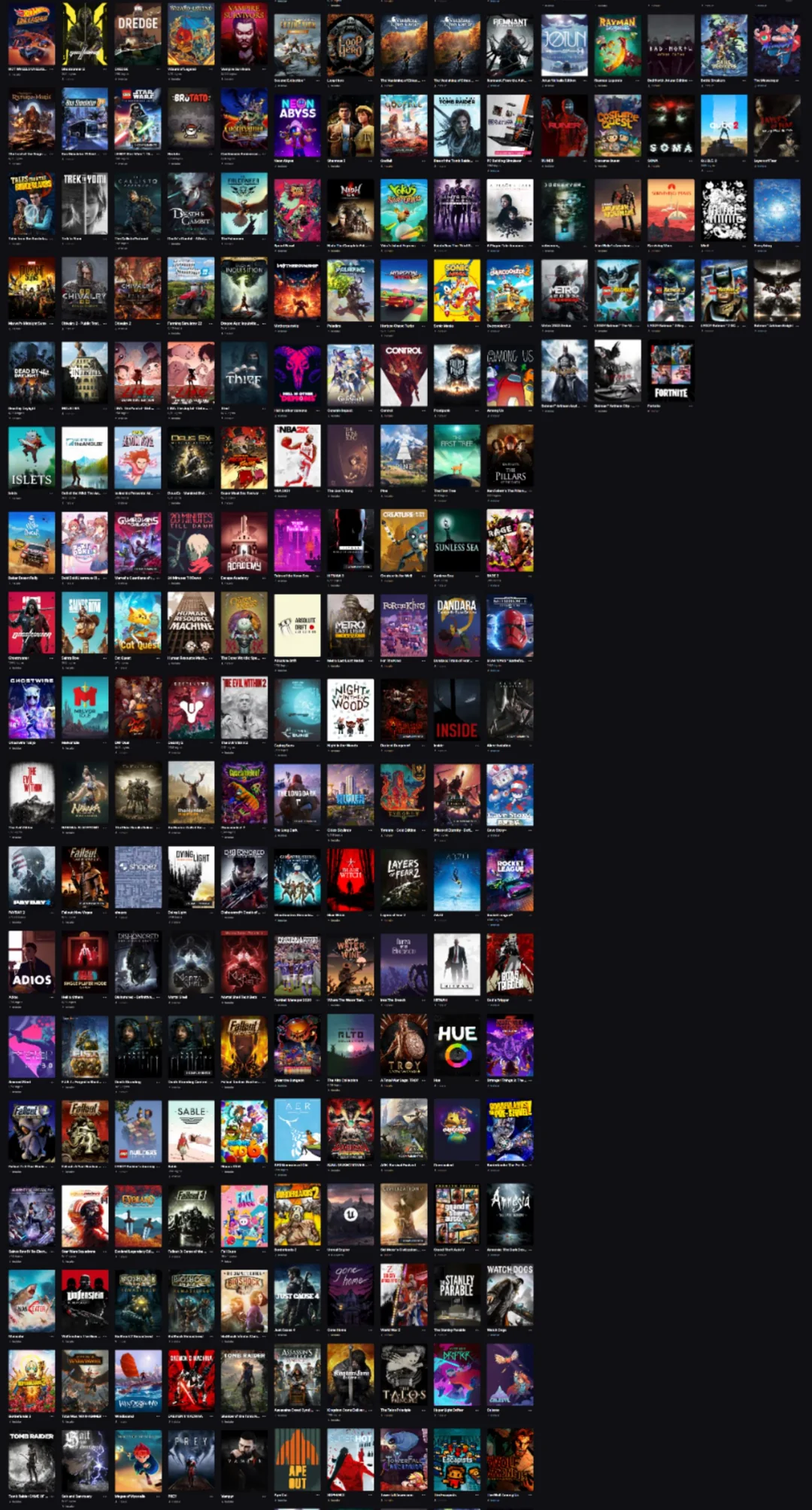 Never spent a dime on any game, player unexpectedly showcases impressive game collection of over 200 titles 2 Players showcase their game collection, featuring over 200 titles.