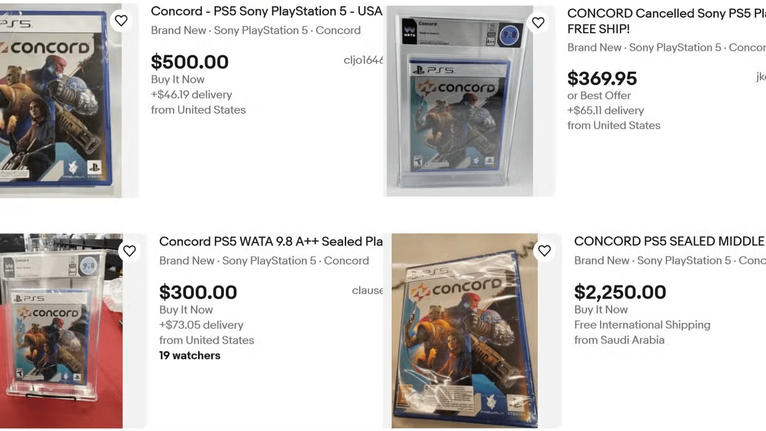 Closed after a week of launch, the game disc unexpectedly skyrocketed in price, increasing 60 times the original price 2 Concord game shutting down after one week of launch, prices skyrocketing, reaching 60 times original price - Image 2.