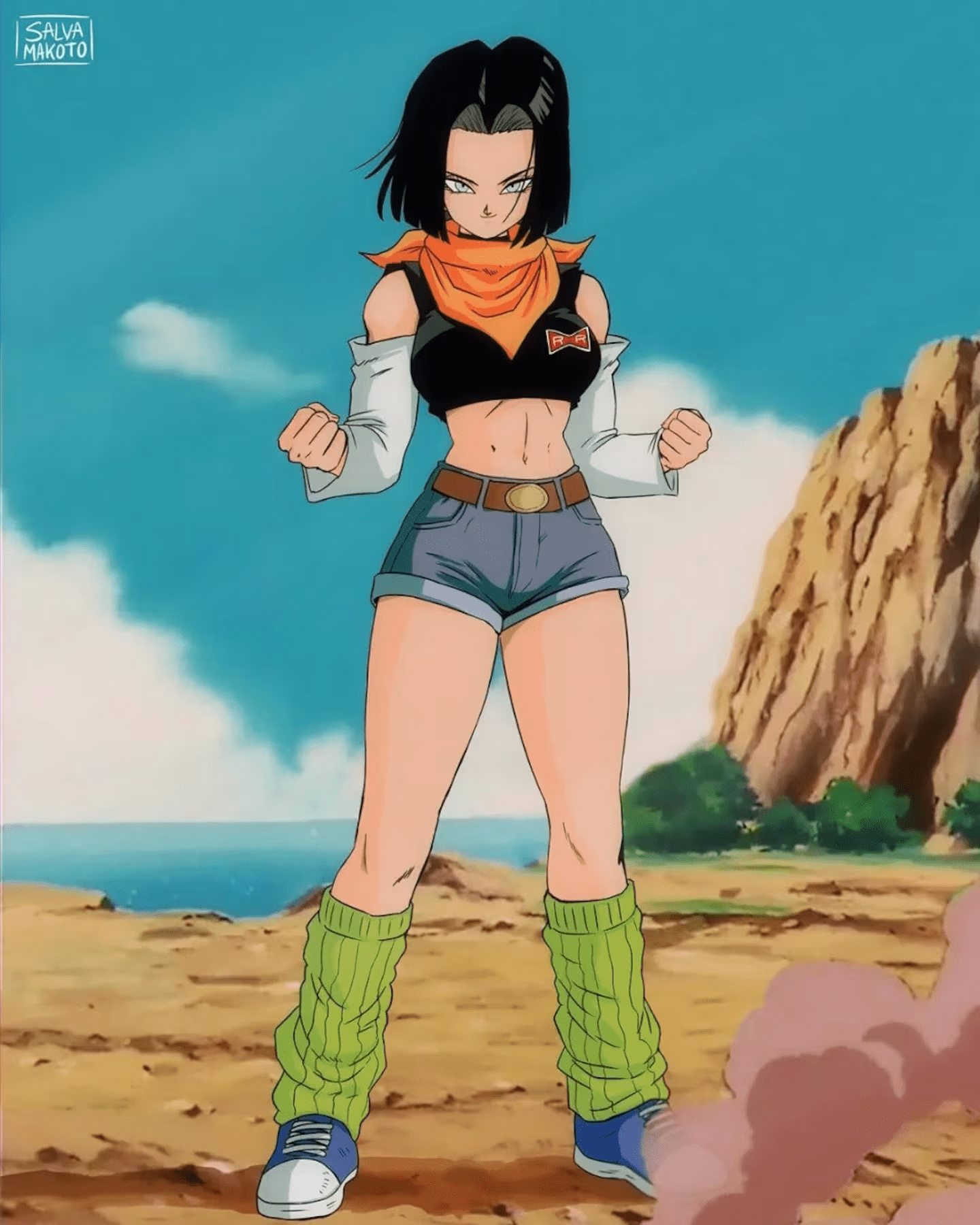 Dragon Ball: The Breathtakingly Charming Female Version of Android 17 1 Dragon Ball: Android 17 female version - Image 1.