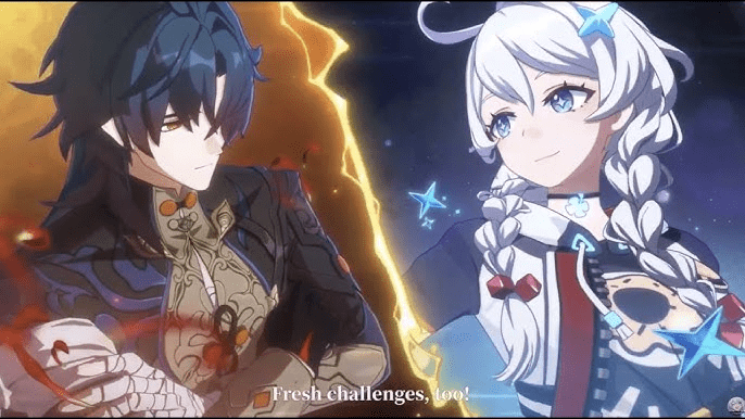 Kiana and Blade in Nexus Anima Kiana and Blade in Nexus Anima