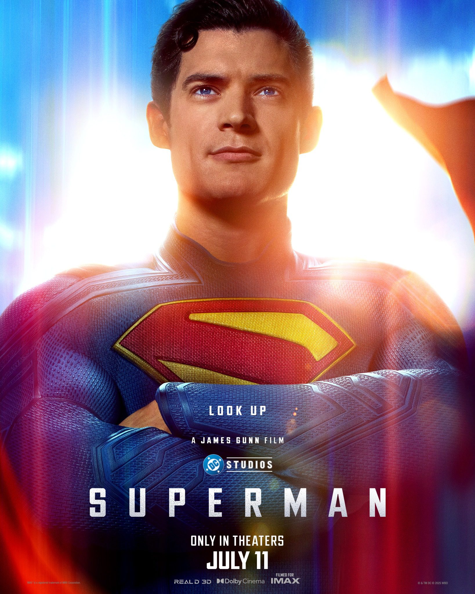 Official Poster of Superman - Image: DC Studios. Superman Official Poster