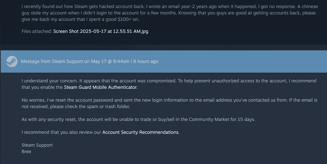 Steam grants a "miracle" to gamers, a nearly 3 million account, hacked for three years, surprisingly returns in a wondrous way 3 Game Selection