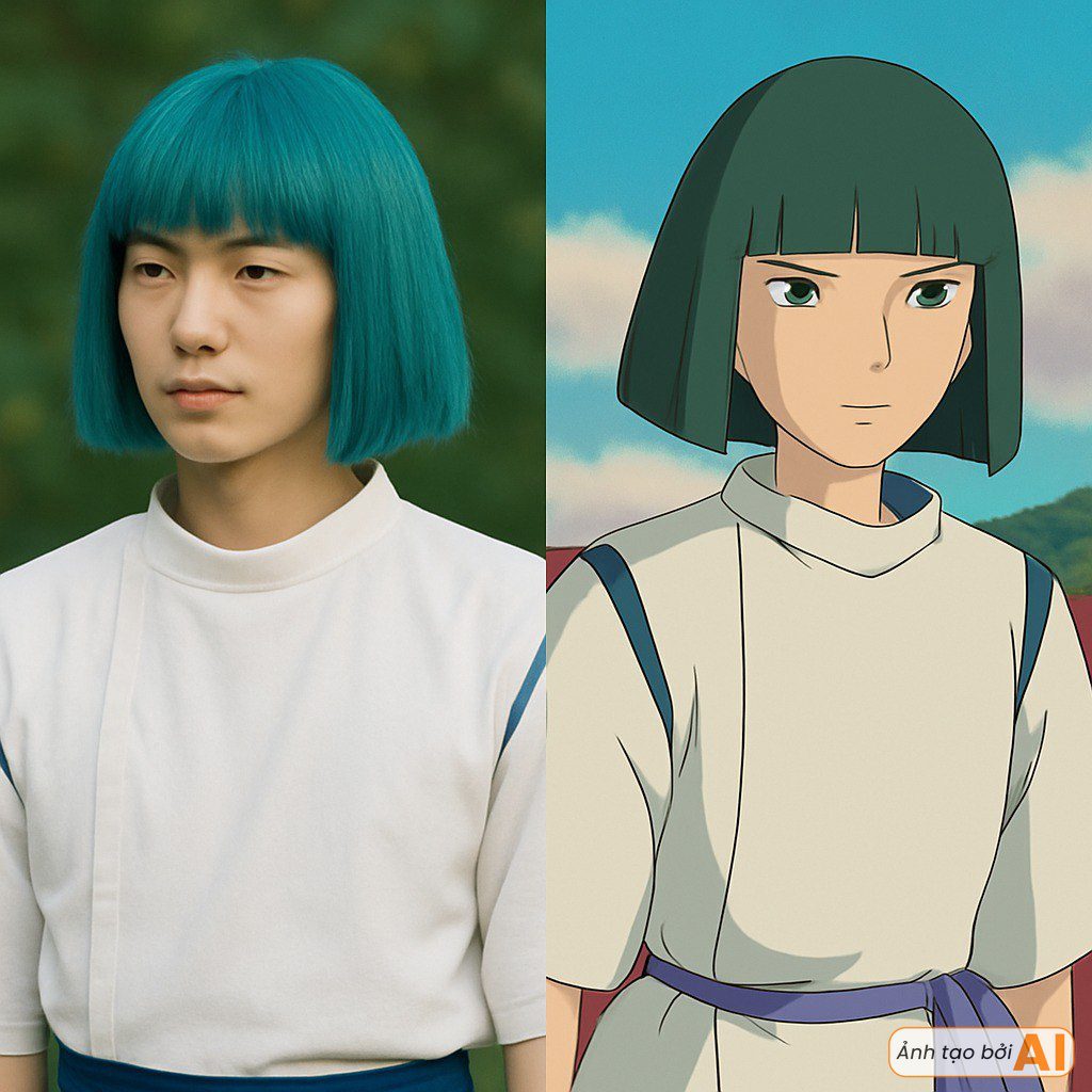 Haku from Spirited Away AI Recreation Haku from Spirited Away AI Recreation