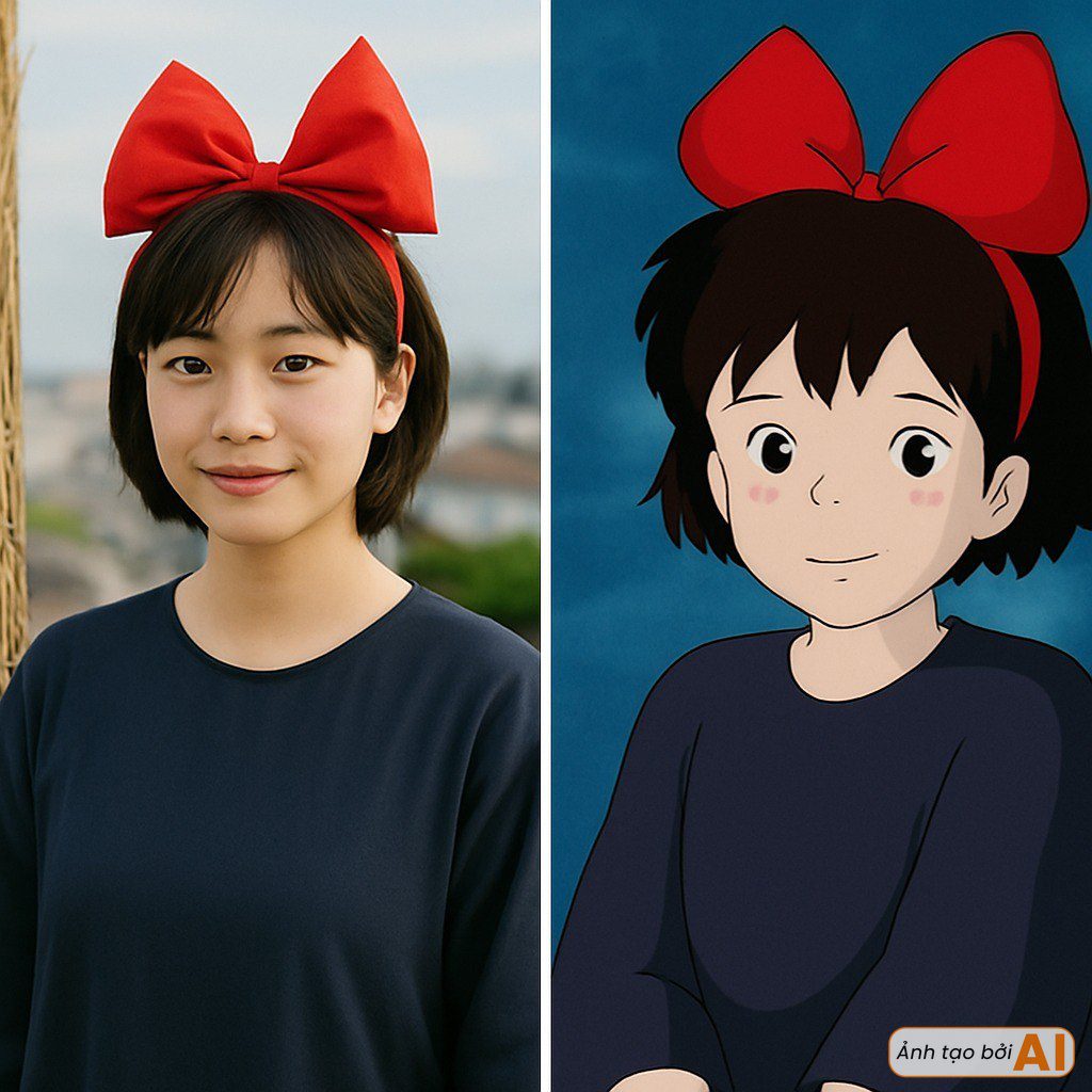Kiki from Kiki's Delivery Service AI Recreation Kiki from Kiki's Delivery Service AI Recreation