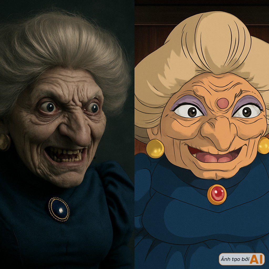 Yubaba from Spirited Away AI Recreation Yubaba from Spirited Away AI Recreation