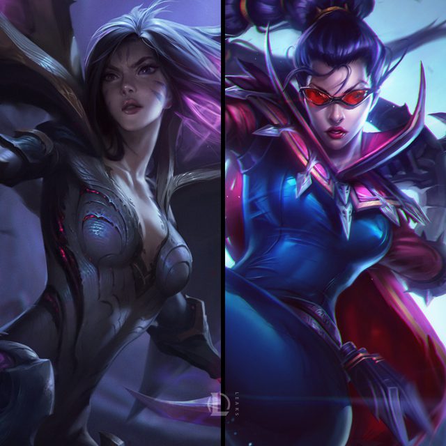 Selected champions are Kai'Sa and Vayne. Selected champions are Kai'Sa and Vayne.