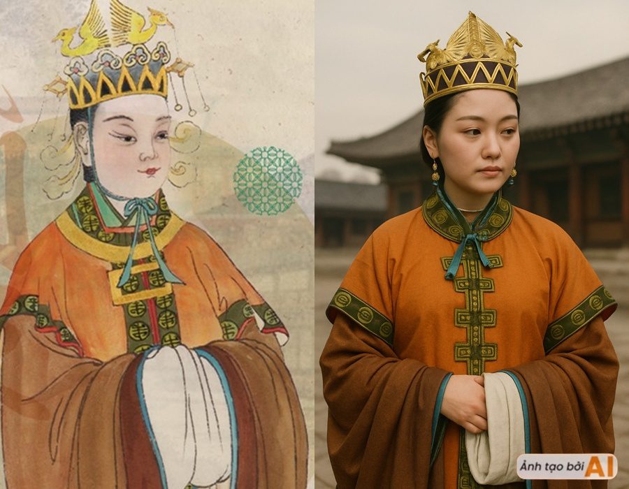 Using AI to Recreate the Portrait of Empress Wu Zetian, the Ending Shocks Viewers: "Is This Real?" 1 AI-generated image of Vo Tac Thien, leaving viewers questioning its authenticity.