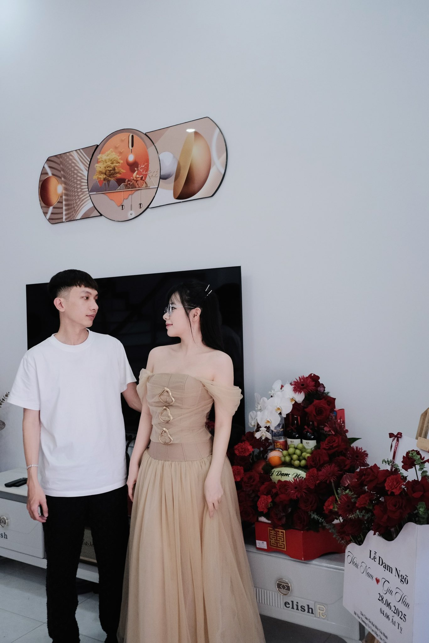 Famous SGP player is about to get married, girlfriend's hidden beauty revealed now 8 Celebrating love with a special bouquet