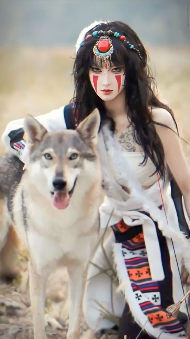 Female Cosplayer Transforms into Princess Mononoke, Wild Beauty "Shakes" the Online Community 1 Coser embodies Princess Mononoke in a stunning wild setting
