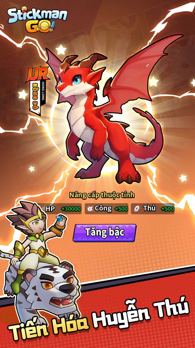 Pre-order to receive the Red Dragon mount UR! The MMO game "Stickman GO" officially opens for pre-registration! 7 8 1749462882338 17494628828121230280593