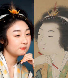 Despite her voluptuous figure, Yang Guifei was entirely in line with the beauty standards of her time. (Image: TikTok) Despite her voluptuous figure, Yang Guifei was entirely in line with the beauty standards of her time.