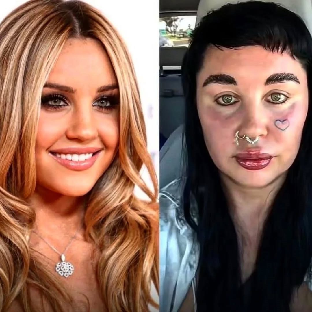The actress has changed dramatically, making her almost unrecognizable Amanda Bynes looking unrecognizable
