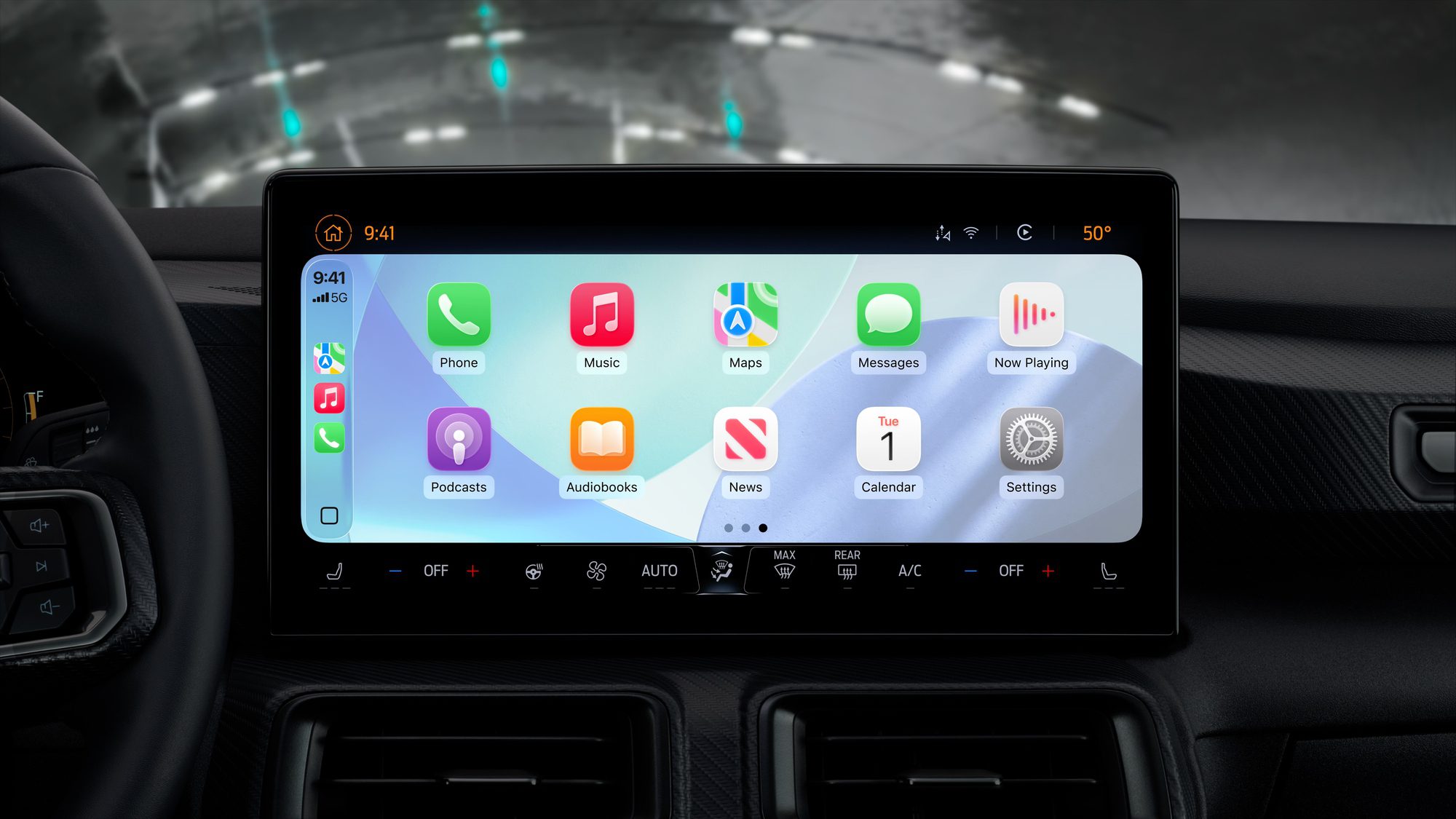 With iOS 26, the new design brings a broader range of features to CarPlay, enhancing the overall experience. Apple enhances iPhone experience with iOS 26 - Image 5.