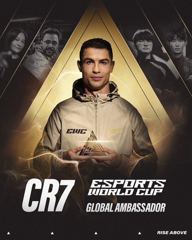 Cristiano Ronaldo confirmed as the global ambassador for EWC 2025. Cristiano Ronaldo confirmed as the global ambassador for EWC 2025.