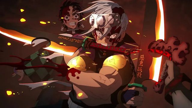Goosebumps with the 10 Best Sword Fighting Battles in Anime: How Legends Were Made? 6 Tengen Uzui vs. Gyutaro in Demon Slayer
