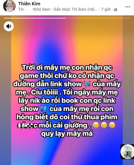 Receiving a Sensitive Job Proposal, Famous Female Streamer Reacts Exemplarily 3 Streamer Thiên Kim's bold appearance