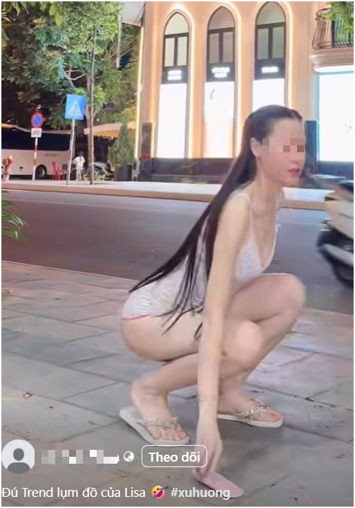 1.1 million views of the girl picking up items in revealing clothing, netizens shake their heads "too inappropriate" 2 1.1 million views for a girl in a revealing outfit, CĐM comments