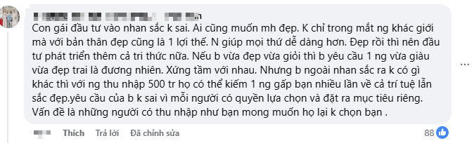 The girl shocks with her revelation on criteria for choosing a boyfriend earning half a billion/month, the owner shares a special reason 6 Young woman