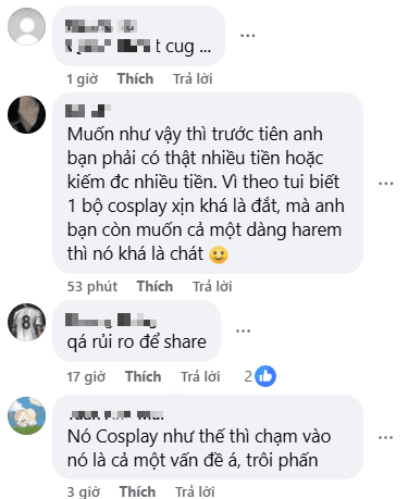 Obsessed with female cosplayers, male fan proposes "initiative" but online community rushes to stop it 5 Cosplayers captivating male fans