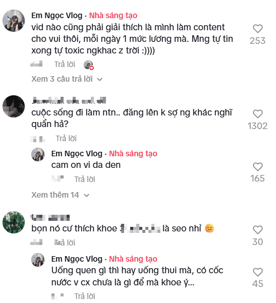 Beautiful female gamer announces a salary of 300 million, draws attention with secret confessions from the workplace 2 Ngọc Vlog's unique beverage choices