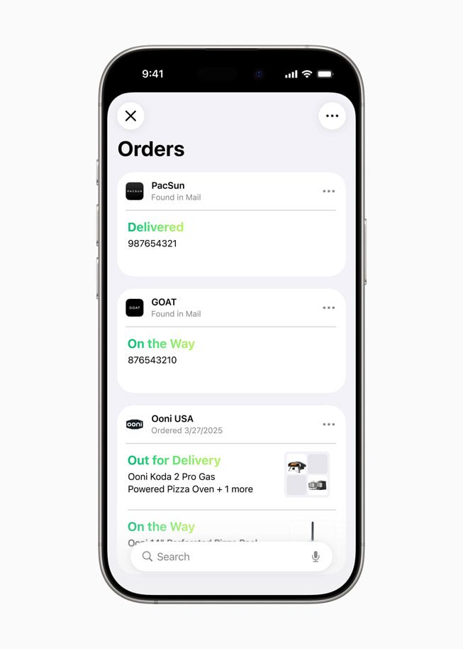 New features supported by Apple Intelligence include summarizing key details related to order confirmations from selling parties or delivery orders, along with the ability to suggest survey creation when needed New Features Supported by Apple Intelligence