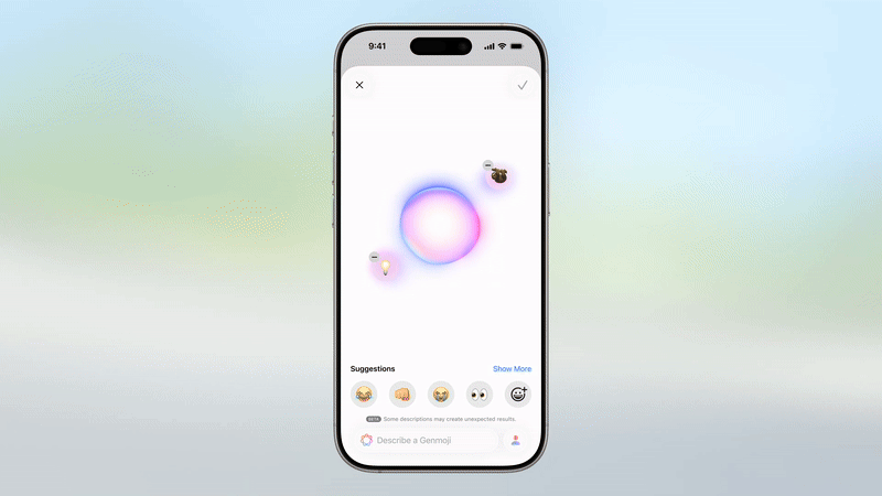 Genmoji enhancements offer users more ways to express themselves along with customizable emotional symbols and models to create new emotional expressions Genmoji Enhancements