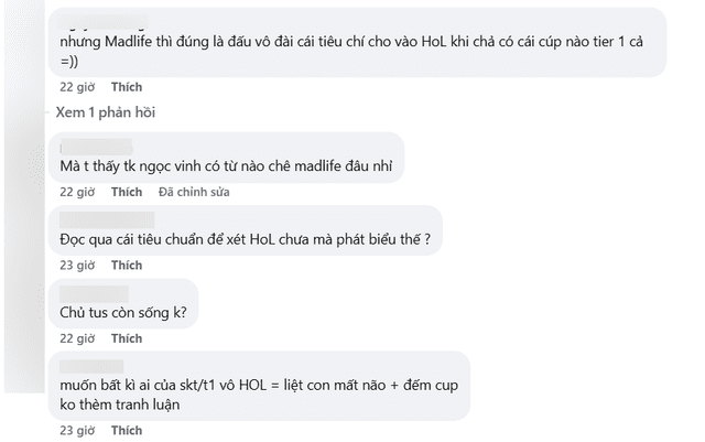 Immediate reactions to MadLife's potential entry into HoL. Immediate reactions to MadLife's potential entry into HoL