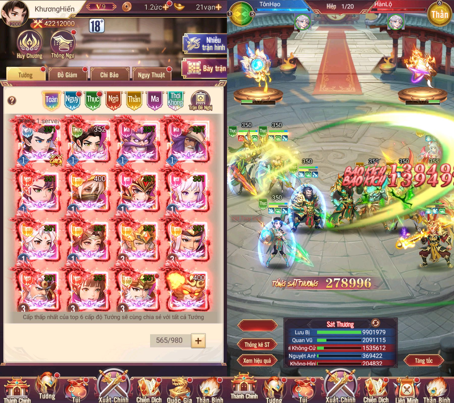 Mê Ta Three Kingdoms - Vplay officially launched, giving away 1000 free hero spins 3 Mê Ta Tam Quốc - Vplay officially launched, reaching 1000 free spins