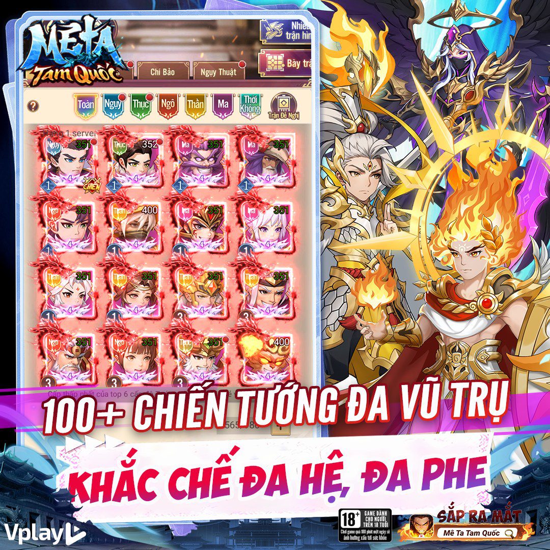 Mê Ta Tam Quốc - Vplay: The Romance of the Three Kingdoms in a Turbulent Era, Opening a Tumultuous Time-Traveling Era 5 Mê Ta Tam Quốc - Vplay: Experience captivating gameplay and strategic depth.