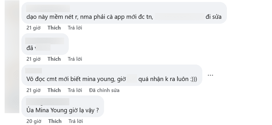 Mina Young's current popularity Mina Young's current popularity