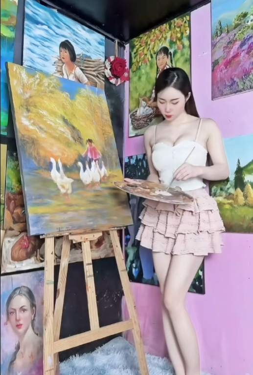 Roll Call of Female TikTokers Captivating Gamers Right Now 4 Nhung ART captivating the gaming community - Image 4