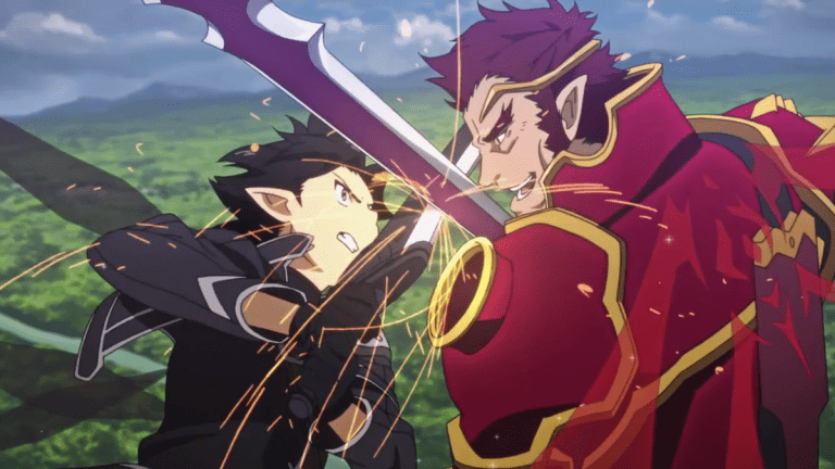 Goosebumps with the 10 Best Sword Fighting Battles in Anime: How Legends Were Made? 7 Kirito vs. General Eugene in Sword Art Online